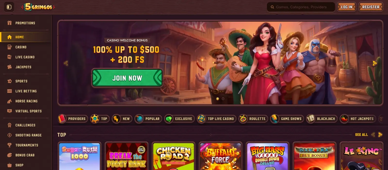 5Gringos Casino